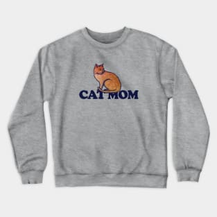 Cat Mom Crewneck Sweatshirt